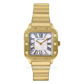 CHRIST VERRA CV 514723L-12 WHT/MOP Gold Dial White Stainless Steel